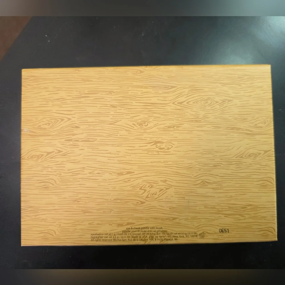 tarte Graveyard Girl Swamp Queen Eyeshadow Palette - Woodgrain Gold Lettering - Picture 2 of 4